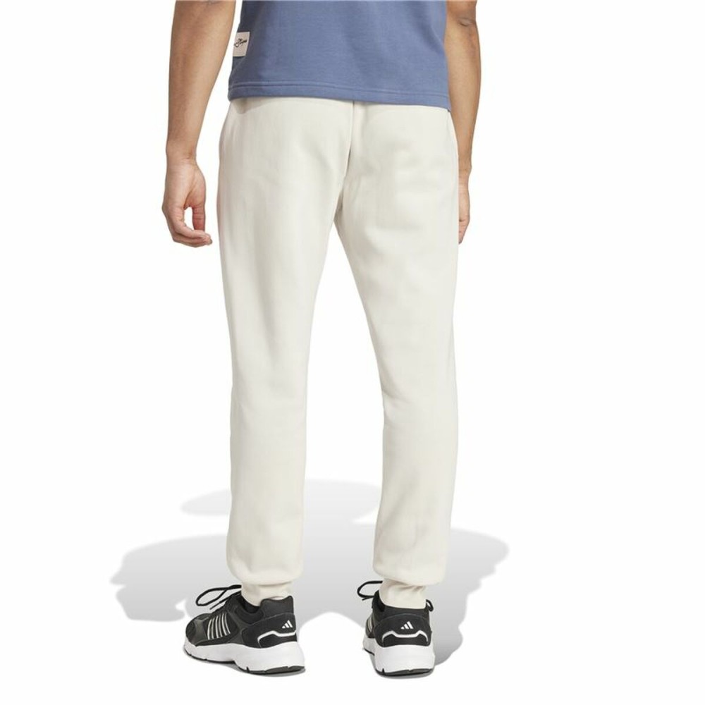 Pantalon de sport long Adidas Essentials Fleece Regular Tapered Blanc