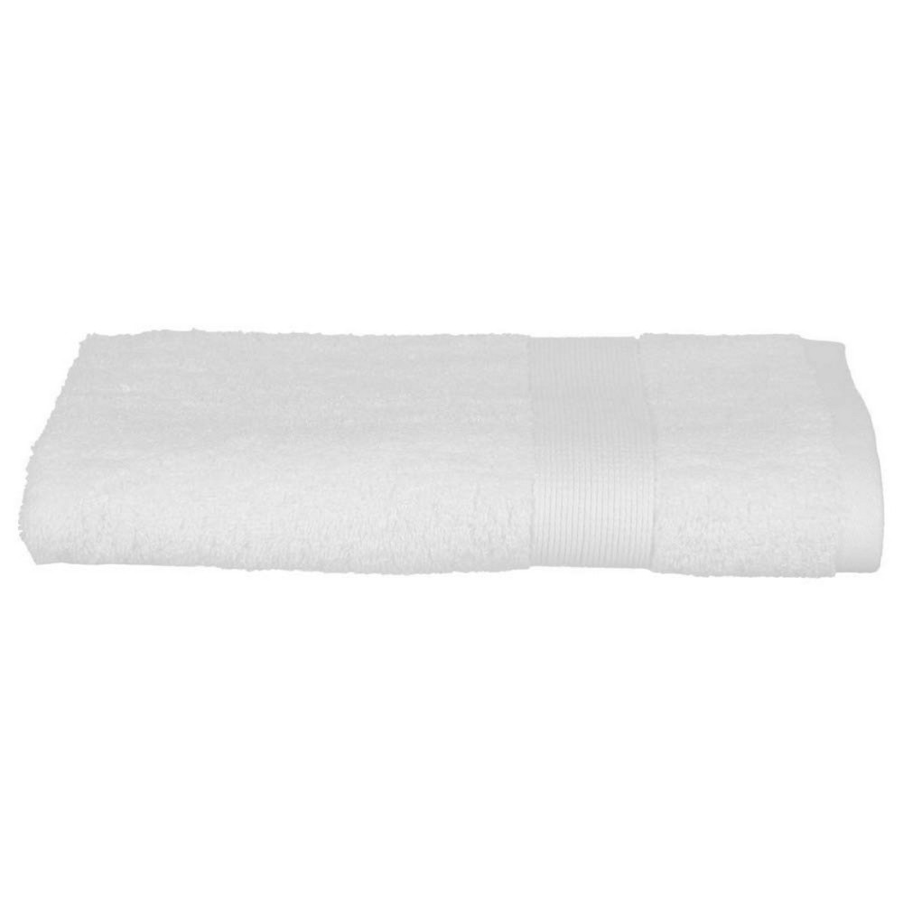 Badetuch Atmosphera Baumwolle Weiß 450 g/m² (50 x 90 cm)