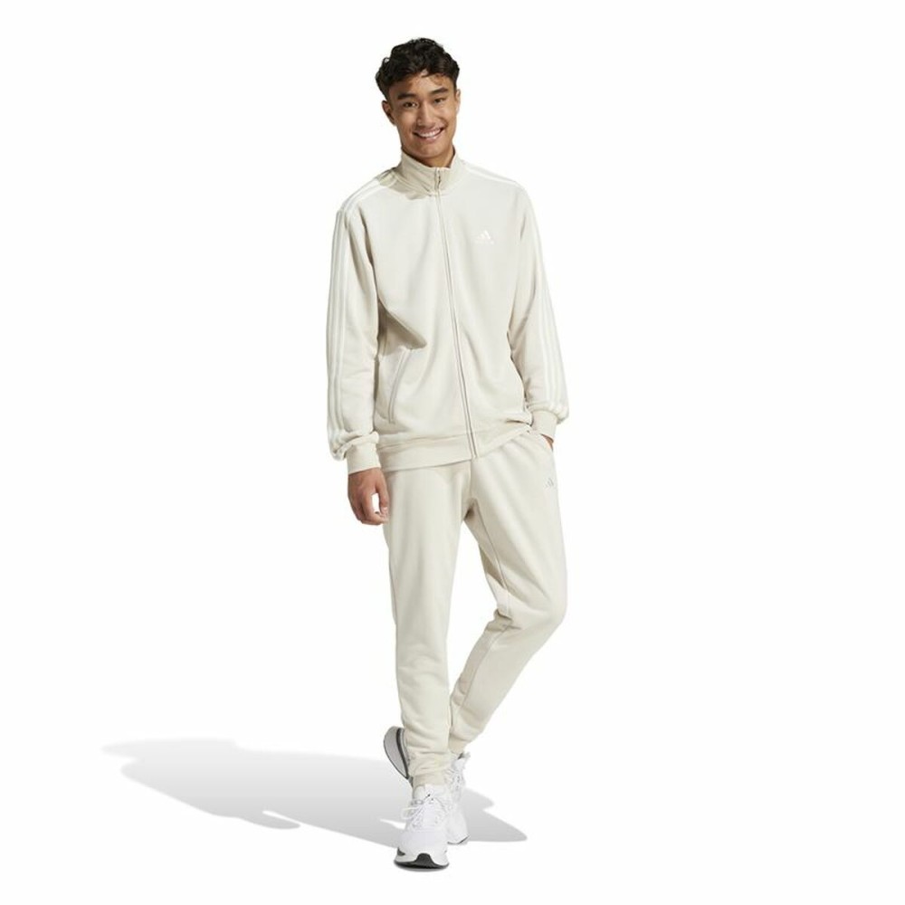 Jogginghose für Erwachsene Adidas Basic 3S French Terry Herren