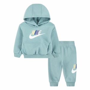 Children's Sports Outfit Nike Nkn Club Fleece Set Aquamarine