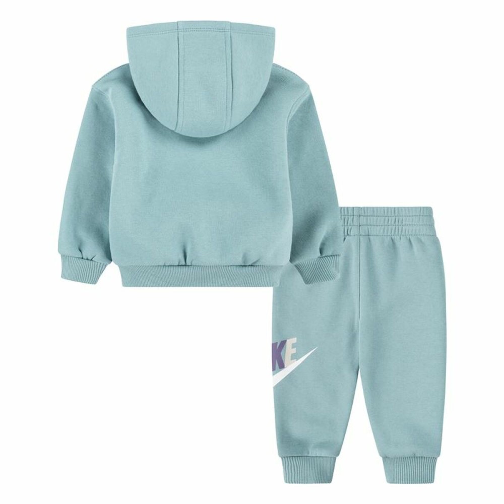 Children's Sports Outfit Nike Nkn Club Fleece Set Aquamarine