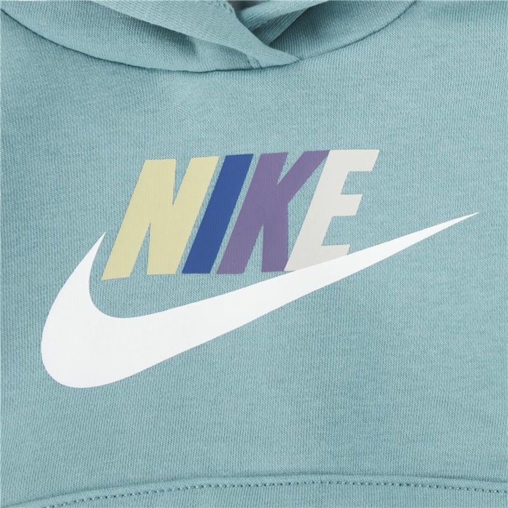 Children's Sports Outfit Nike Nkn Club Fleece Set Aquamarine