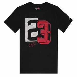 Child's Short Sleeve T-Shirt Jordan Jdb Jm 23 Mesh Ss Black