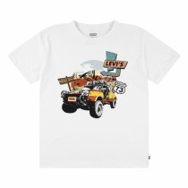 T shirt à manches courtes Enfant Levi's Lvb Day Trip Blanc