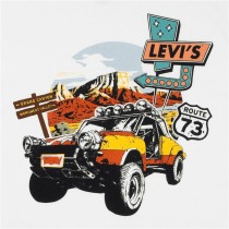 Kurzarm-T-Shirt für Kinder Levi's Lvb Day Trip Weiß
