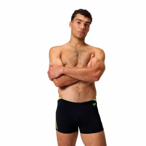 Herren Badehose Speedo boom Splice Aquashort Schwarz
