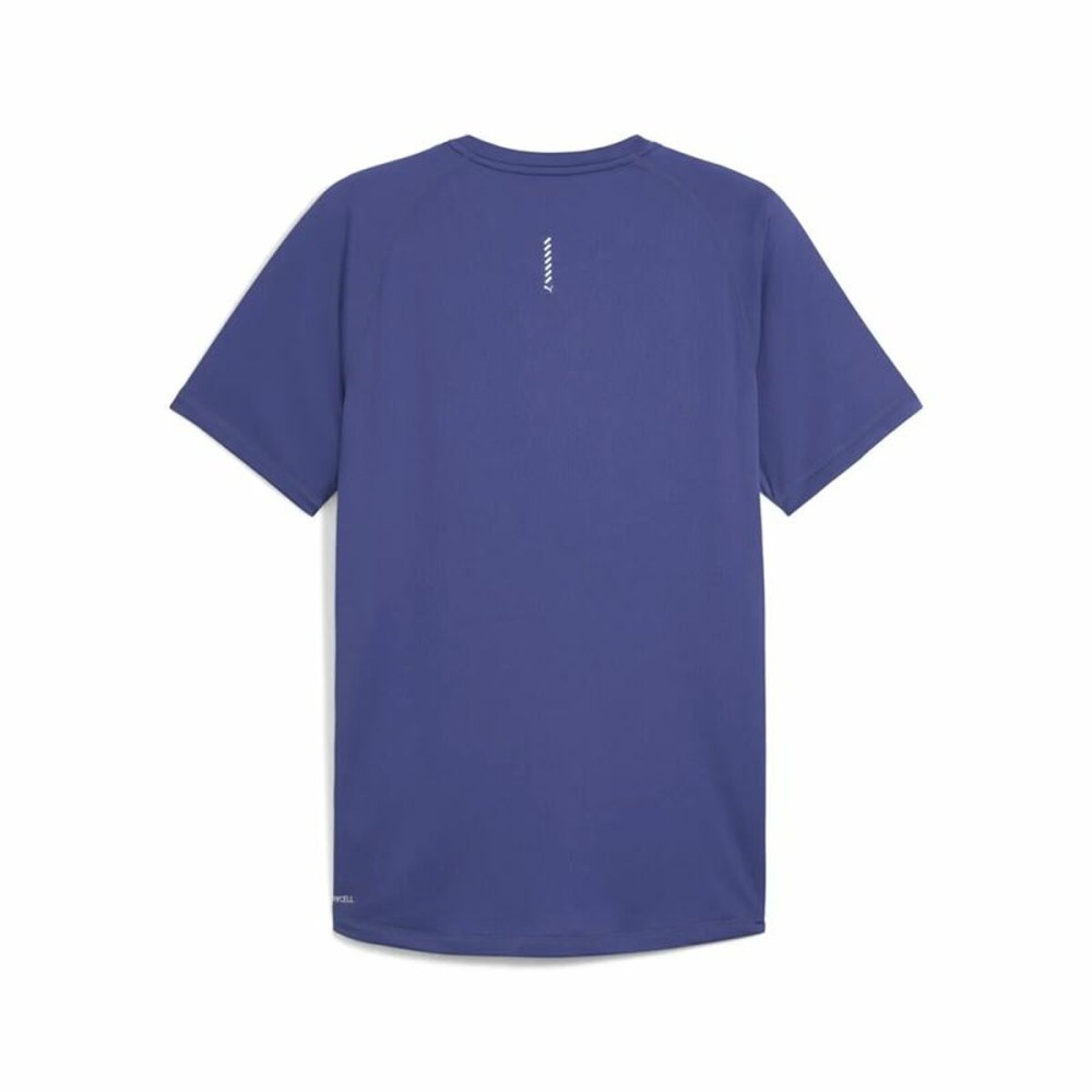 Herren Kurzarm-T-Shirt Puma Run Velocity Blau