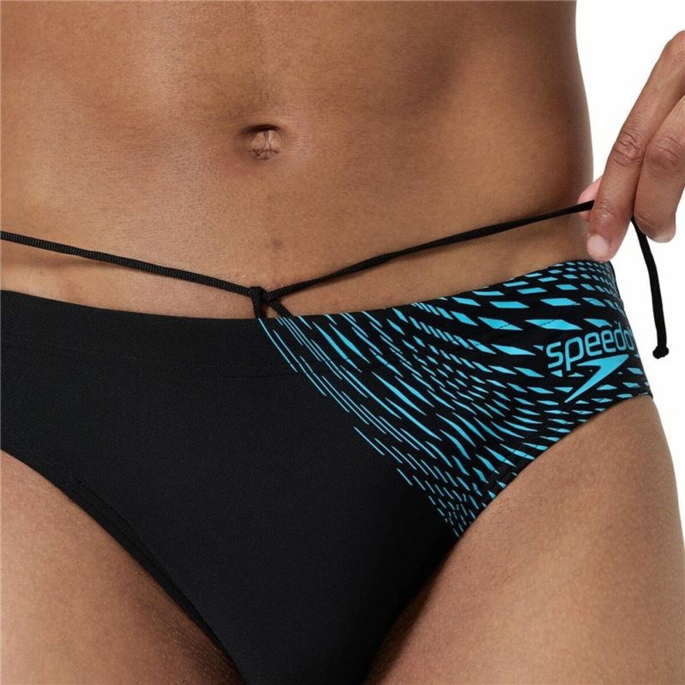 Herren Badehose Speedo Medley Logo Blau Schwarz