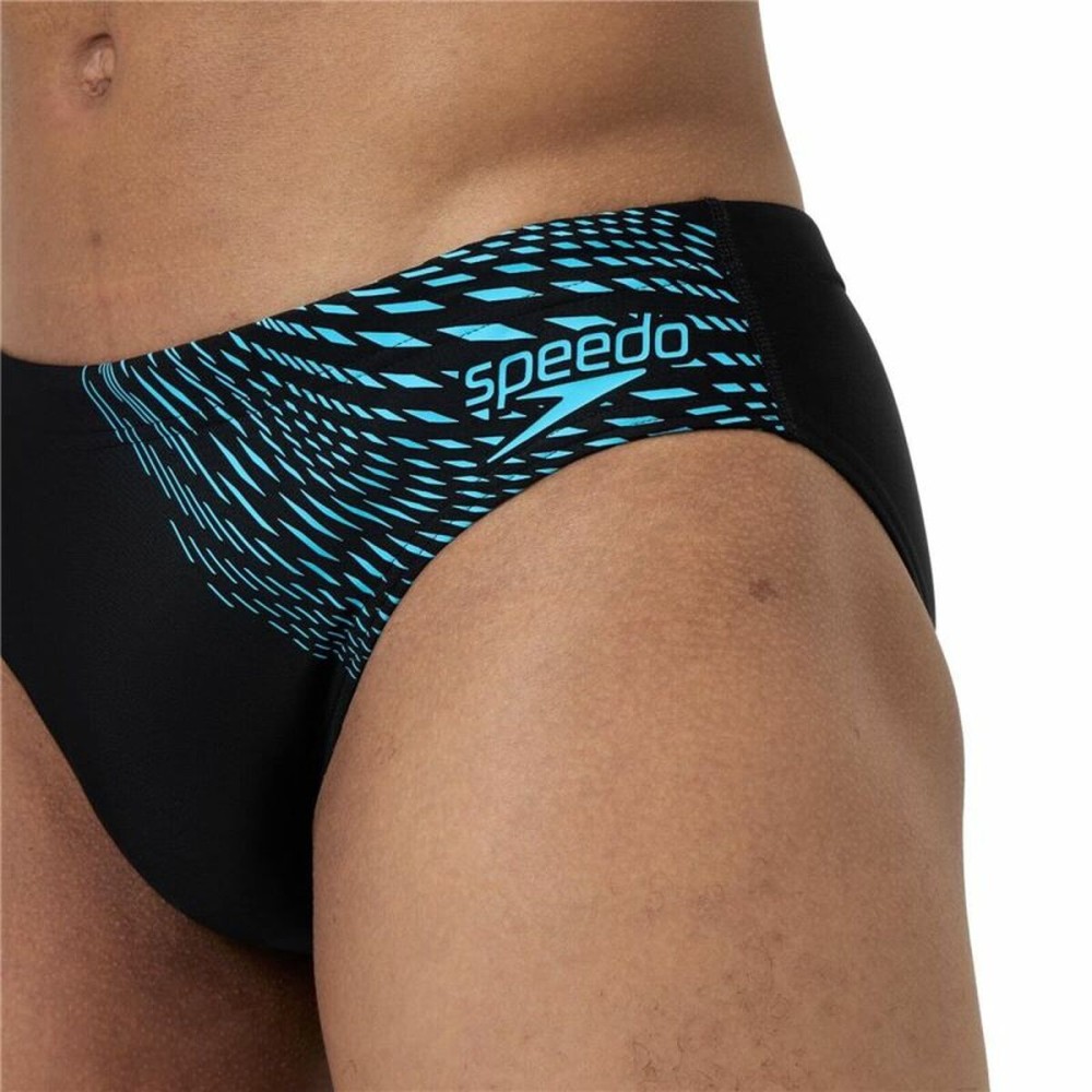 Herren Badehose Speedo Medley Logo Blau Schwarz