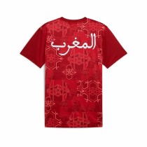 Maillot de Football à Manches Courtes pour Homme Puma Marruecos Prematch Ss Rouge