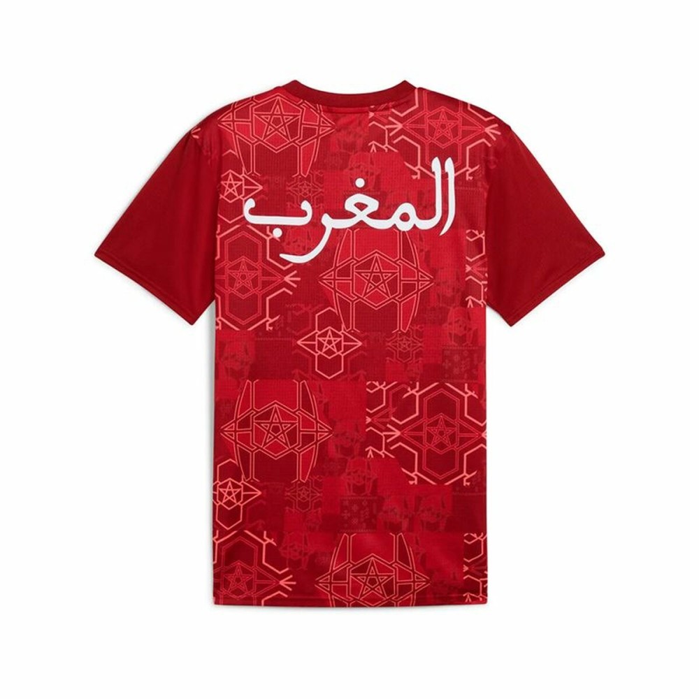 Maillot de Football à Manches Courtes pour Homme Puma Marruecos Prematch Ss Rouge