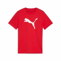 Kurzarm-T-Shirt für Kinder Puma Essentials Cat Rot