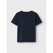 Child's Short Sleeve T-Shirt Name It Nmmvux Blue