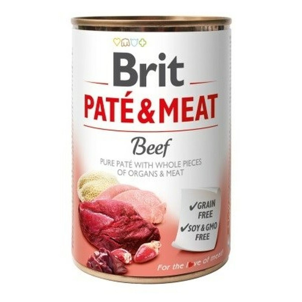 Alimentation humide Brit Paté & Meat Beef Viande de bœuf 400 g