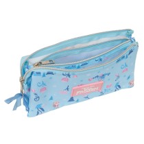 Fourre-tout Frozen Ice magic Bleu clair 22 x 12 x 3 cm