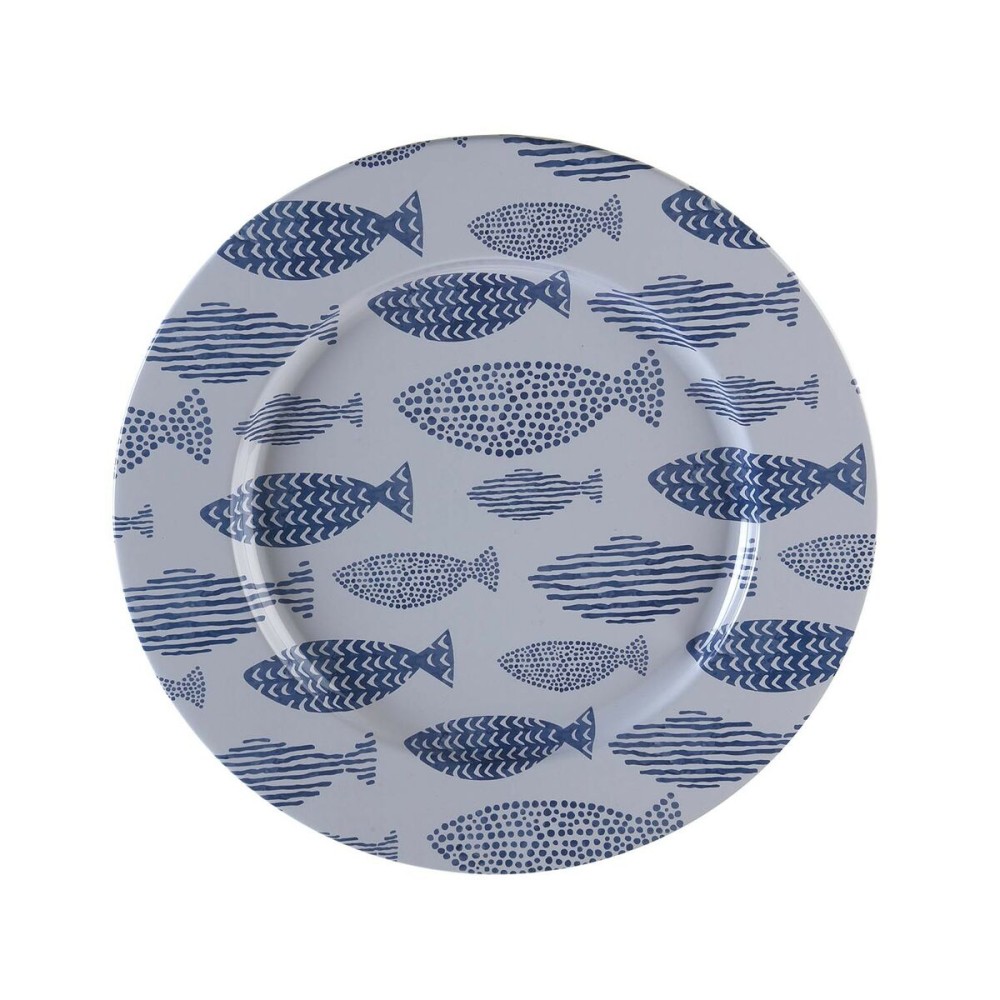 Dessous d'Assiette Versa Poissons Métal 33 x 1,5 x 33 cm