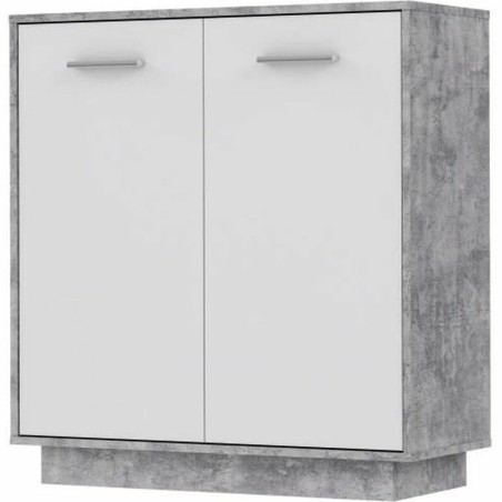 Storage furniture Wood Light grey White (88,9 x 34,2 x 88,1 cm)