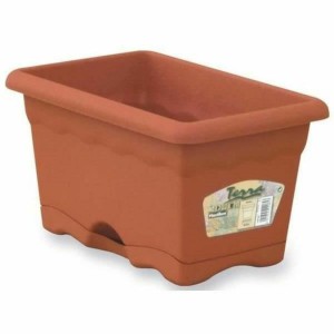 Plant pot Plastiken 7551 Terracotta polypropylene (50 x 20 cm)