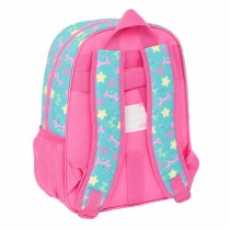 Schulrucksack Gabby's Dollhouse Confetti Rosa türkis 26 x 34 x 11 cm