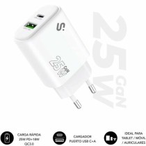 Chargeur de voiture Subblim SUBCHG-6G2510 Blanc