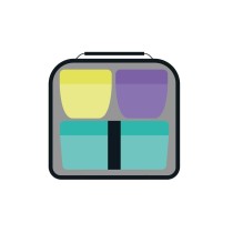 Thermal Lunchbox Milan Sunset Black 23 x 20 x 11 cm