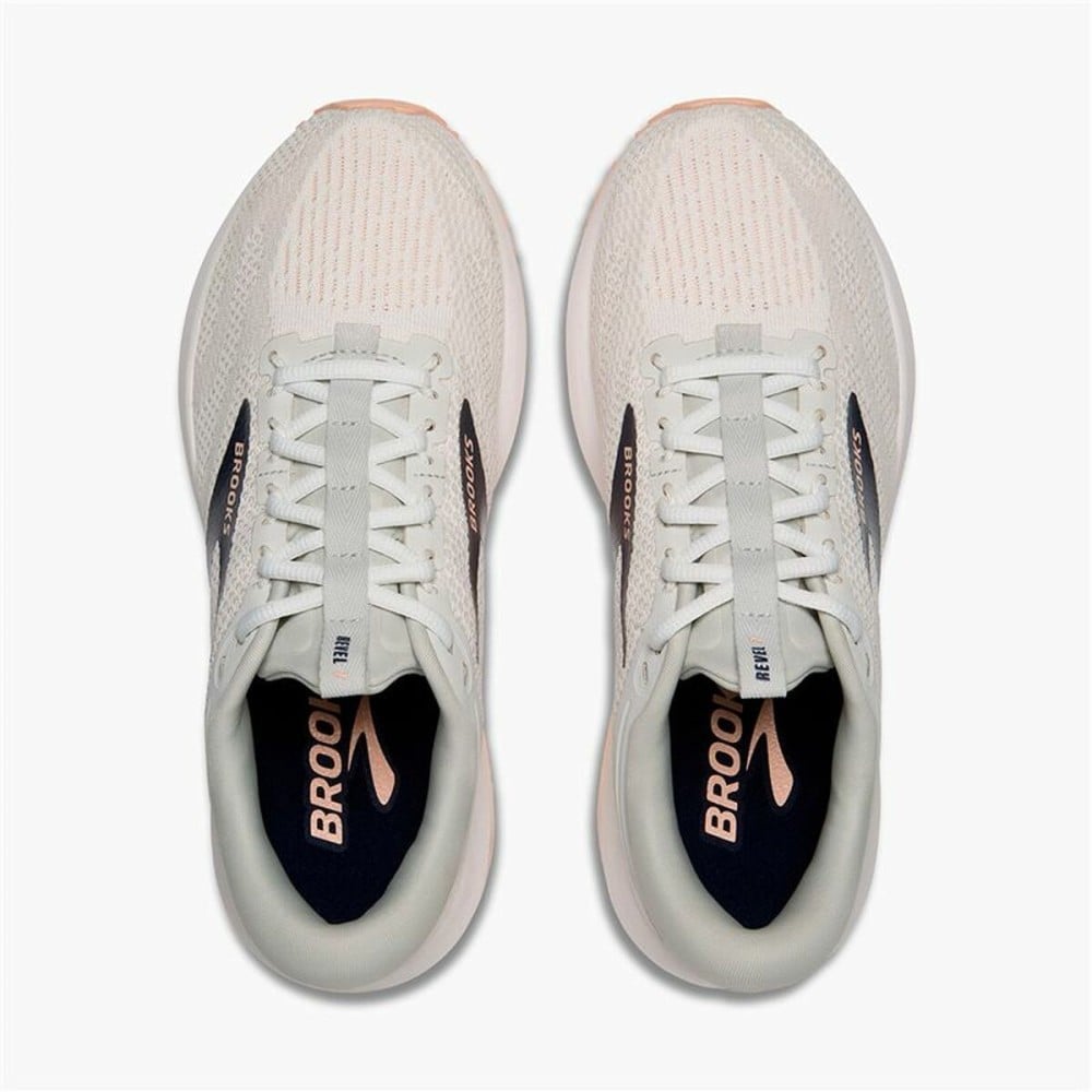 Running Shoes for Adults Brooks Revel 7 Beige