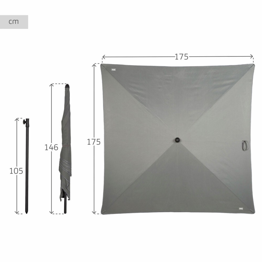 Umbrella Aktive Grey 175 x 240 x 175 cm