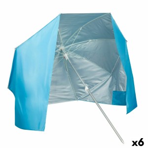 Sonnenschirm Aktive Blau 200 x 185 x 200 cm (6 Stück)