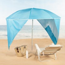 Sonnenschirm Aktive Blau 200 x 185 x 200 cm (6 Stück)
