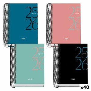 Agenda DOHE SYSTEM A6 120 x 170 mm 2025-2026 (40 Unités)