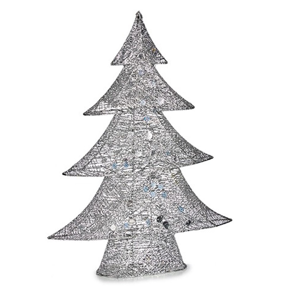 Christmas Tree Krist+ 00126 Silver Metal Christmas Tree 12 x 59,5 x 48,5 cm (3 Units)