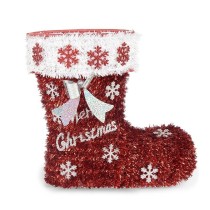 Christmas Stocking Krist+ 19CD068 polypropylene PET Boot Tinsel
