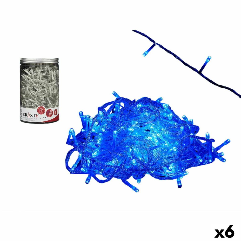LED-Lichterkette Krist+ 14.4M180LED-B 6 W Blau Durchsichtig 14,4 m 10 x 15 x 10 cm (6 Stück)