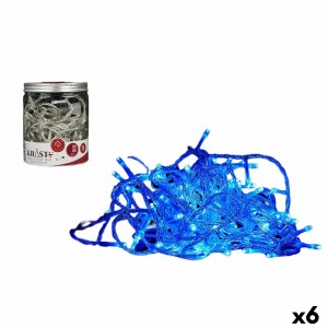 LED-Lichterkette Krist+ 8M100LED-B 3,6 W Blau 8 m 10 x 11 x 10 cm (6 Stück)