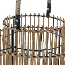 Kerzenschale DKD Home Decor natürlich Metall Bambus 30 x 30 x 32 cm