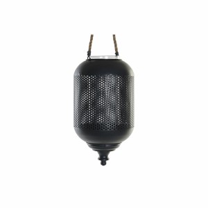 Laterne DKD Home Decor Braun Schwarz Metall Kristall Schnur Loft 22 x 22 x 43 cm