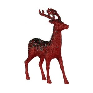 Weihnachts-Rentier Krist+ 7059/18-WDP2-7 Blau Rot Pink Rentier 15 x 45 x 30 cm