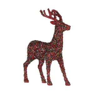 Weihnachts-Rentier Krist+ R201-068Z Bunt Rentier 15 x 45 x 30 cm