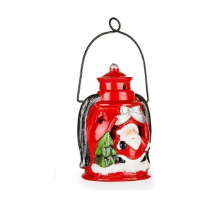 Bougeoirs de Noël Krist+ Blanc Noir Rouge Vert Père Noël 8,3 x 16 x 8,5 cm