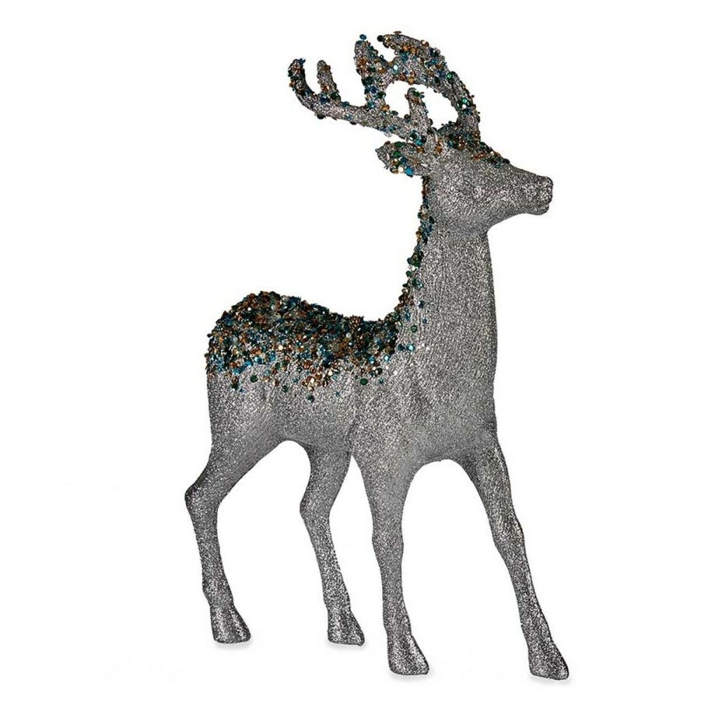 renne de noël Krist+ 7059/18-WDP2-6 Argenté Argent renne de noël 15 x 45 x 30 cm (2 Unités)