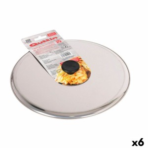 Tortilla-Wendedeckel Quttin 144933 Ø 31 cm 31 x 31 x 4 cm Edelstahl (6 Stück)