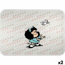 Schutzmatte Mafalda BIRD Bunt PVC 47 x 33 cm Desktop (2 Stück)