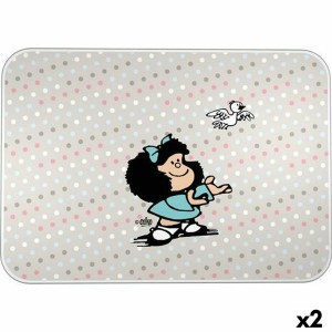 Schutzmatte Mafalda BIRD Bunt PVC 47 x 33 cm Desktop (2 Stück)