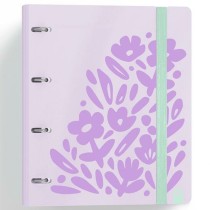 Ring binder Carchivo CARPEBLOCK Light mauve A4 (8 Units)
