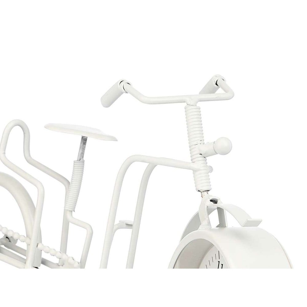 Horloge de table Gift Decor 917 Blanc Bicyclette (4 Unités)