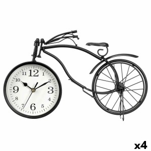 Table clock Gift Decor 912 Black Bicycle (4 Units)