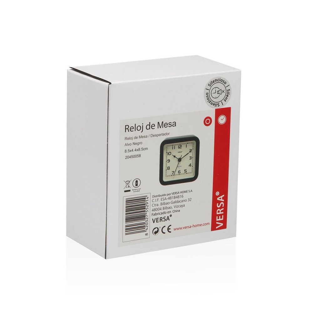 Horloge de table Versa Alvo Noir
