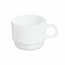 Satz von Kaffeetassen Arcoroc Restaurant Weiß Glas 80 ml (12 Stück)