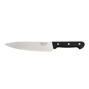 Chef Messer Sabatier Universal Schwarz Metall 20 cm (6 Stück)