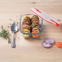 Lunchbox hermetisch Pyrex Cook & Heat 15 x 12 x 4 cm 350 ml Durchsichtig Glas (6 Stück)